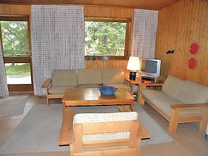 Wohnzimmer Wohnung A im Erdgeschoss