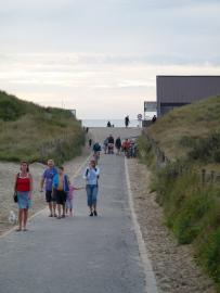 Weg zum Strand Bredene