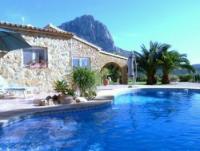 Landhausvilla fuer 6 Personen mit 150 m2 Wohnfl�che Privatpool solarbeheizt Traumpanoramameerblick