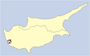 Lageskizze Republik Zypern (griech.)