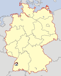 Lageskizze Baden-W�rttemberg