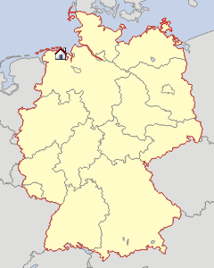 Lageskizze Nordsee