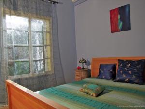 Blaues Sonnenaufgangs-Schlafzimmer