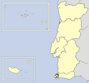 Lageskizze Algarve
