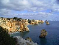  Algarve: Ferienwohnung in kleiner Privatanlage mit Swimmingpool , 250 m vom Strand entfernt.