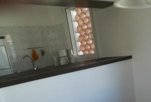 Durchreiche vom Wohnzimmer zur Küche