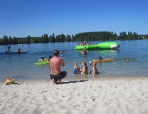 Lac de la Cadie, einer der Seen mit Sandstrand