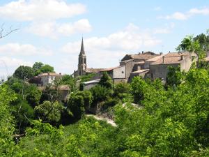 Blick auf das malerische Gensac