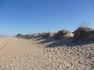 Der wunderschöne, weitläufige Strand