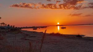 Abendstimmung am nahegelegenen Plage du Grazel