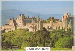 Carcassonne, Cite` gilt als größte Festung Europas