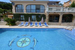 Ferienhaus Casa Pollino mit herrlichem Meerblick, privatem Pool in Lloret de Mar, Costa Brava mieten