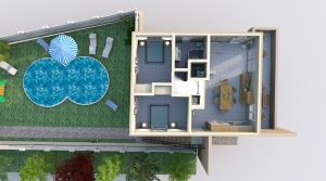 3D Ansicht der Wohnung