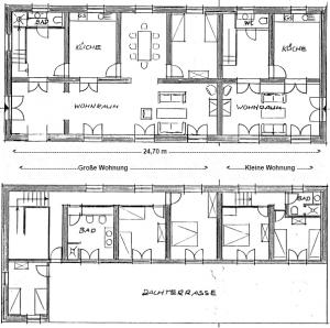 Grundriss des Hauses