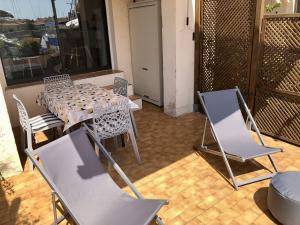 Blick auf die Terrasse