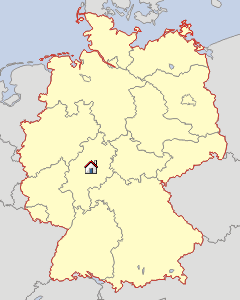 Lageskizze Hessen