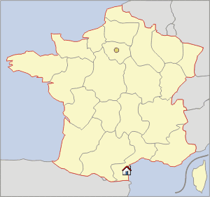 Lageskizze Languedoc-Roussillon