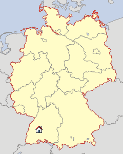 Lageskizze Baden-Württemberg