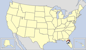 Lageskizze Florida