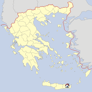Lageskizze Kreta