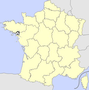 Lageskizze Bretagne