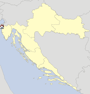 Lageskizze Istrien