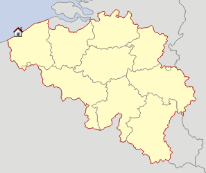 Lageskizze Flandern-Nordsee