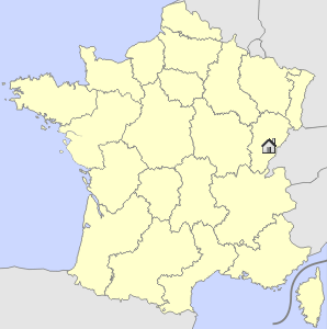 Lageskizze Franche-Comté-Jura
