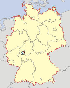 Lageskizze Hessen