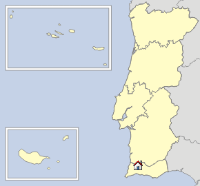 Lageskizze Algarve