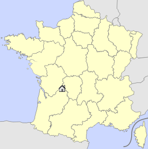 Lageskizze Aquitanien/Dordogne