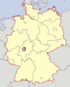 Lageskizze Hessen