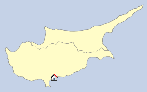 Lageskizze Republik Zypern (griech.)