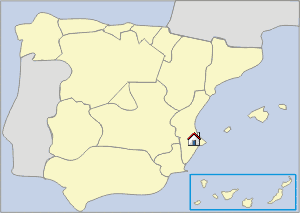 Lageskizze Costa Blanca