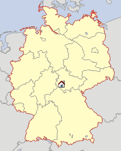 Lageskizze Thüringen
