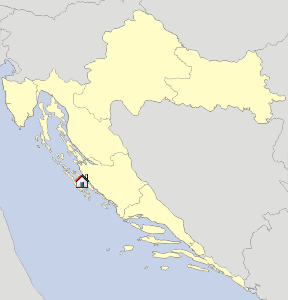 Lageskizze Nord-Dalmatien