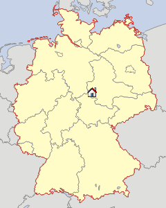 Lageskizze Sachsen-Anhalt