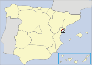 Lageskizze Costa Dorada /  del Azahar