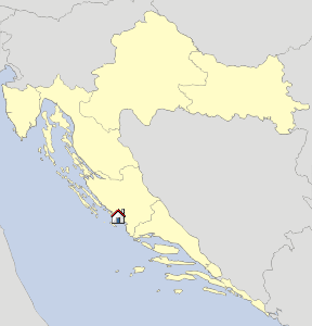 Lageskizze Mittel - Dalmatien
