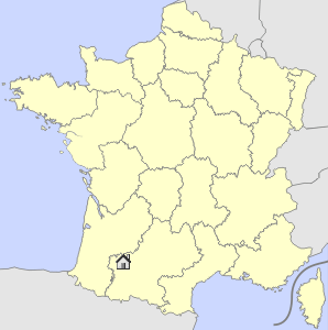 Lageskizze Midi-Pyrenees