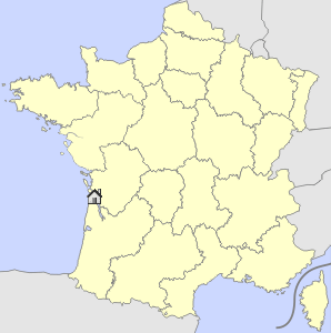 Lageskizze Aquitanien/Dordogne